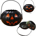 Black Jack-O-Lantern Pumpkin Trick-or-Treat Bucket