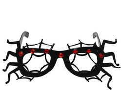 Spooky Spider Web Halloween Glasses - Novelty Costume Eyewear